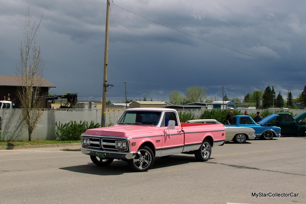 Pink 1971 GMC Pickup